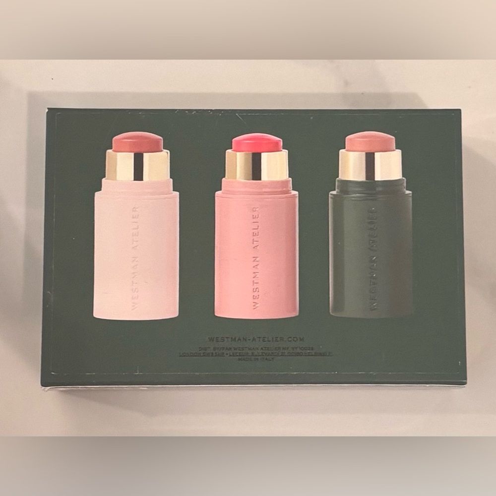 Westman Atelier Blush Stick Trio - minis in PETAL, POPPET, and MIMI